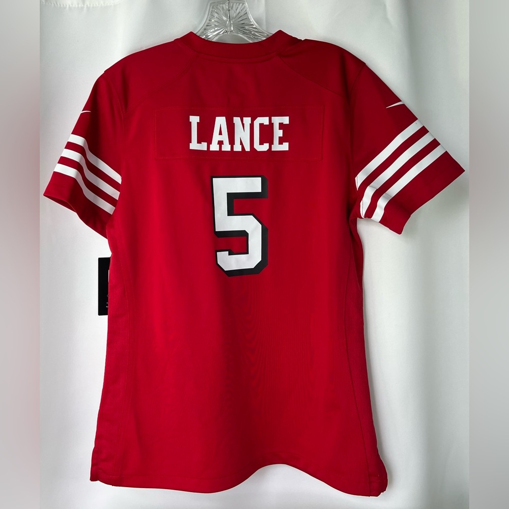 Women’s Nike Trey Lance Scarlet San Francisco 49ers Alternate Game Jersey Size:M - Picture 3 of 15